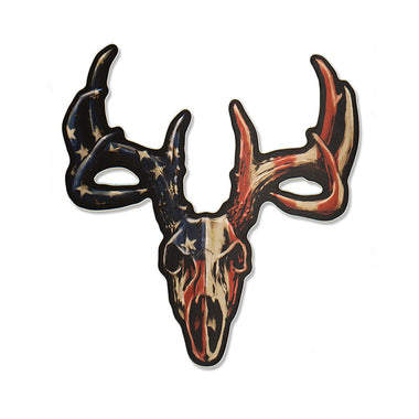 BHO Flag Skull Sticker