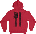 RED Friday Flag Hood