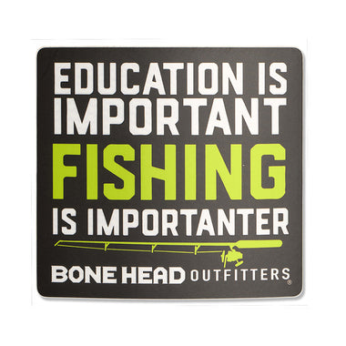 Fishing Education Sticker