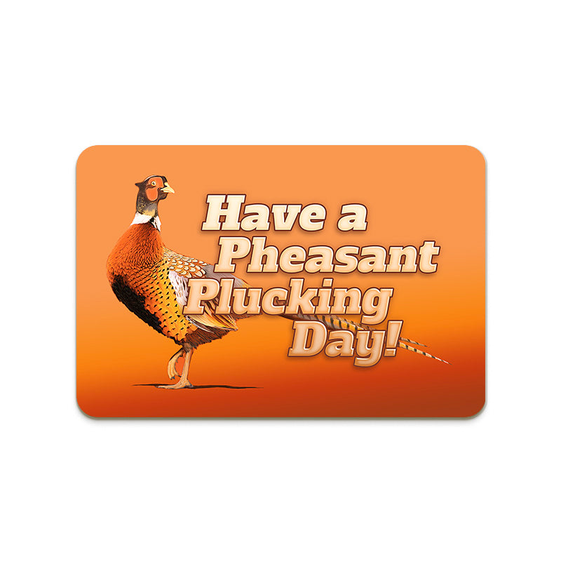 Pheasant Day Sticker
